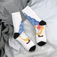 thumbnail image 5 of Logiee Autumn Funny Gnomes Print Adult Socks for Men & Women,Calf Socks, Ankle Socks,Boots Socks,Breathable Casual Sock,Unisex Crew Socks, 5 of 6