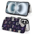 thumbnail image 4 of Compatible with iPhone 11 12 13 mini 14 15 16 Pro Max Plus Wallet Case with Card Holder, PU Leather Kickstand Card Slots Case ( Dark Monster Pattern, iPhone 14 Pro Max), 4 of 7