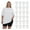 24 Pack White, variant on 24 Pack Womens Oversized Cotton T-Shirts, Crew Neck Short Sleeve Baggy Loose Tops Oversize Tees Color Black, Size X-Large