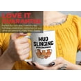 thumbnail image 7 of Pottery Maker Mug White 15oz - Mud Slinging - Maker Clay Artist Ceramics Hobby, 7 of 7