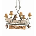 thumbnail image 2 of Meyda Tiffany 197097 Long Personalized Canoe 6 Light 39" Wide Linear Chandelier - Antique, 2 of 3