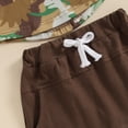 thumbnail image 4 of Okbabeha Toddler Baby Boy Summer Outfits Short Sleeve Dinosaur Pocket T-Shirt Camouflage Tops Shorts 2Pcs Kids Clothes Set, 4 of 7