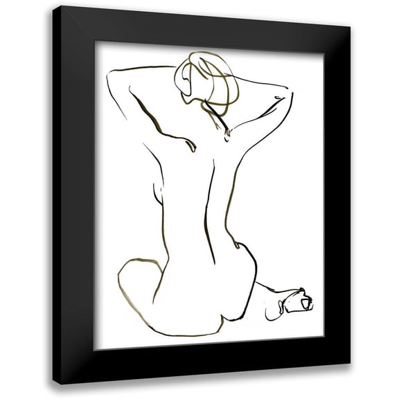 Parker, Jennifer Paxton 12x14 Black Modern Framed Museum Art Print Titled - Warm Embrace I