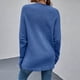 thumbnail image 5 of Suéteres para mujer Suéter de manga larga Pullove con cuello en V Camisa de color sólido de moda Suéter Tops Odeerbi  ODB-3, 5 of 9