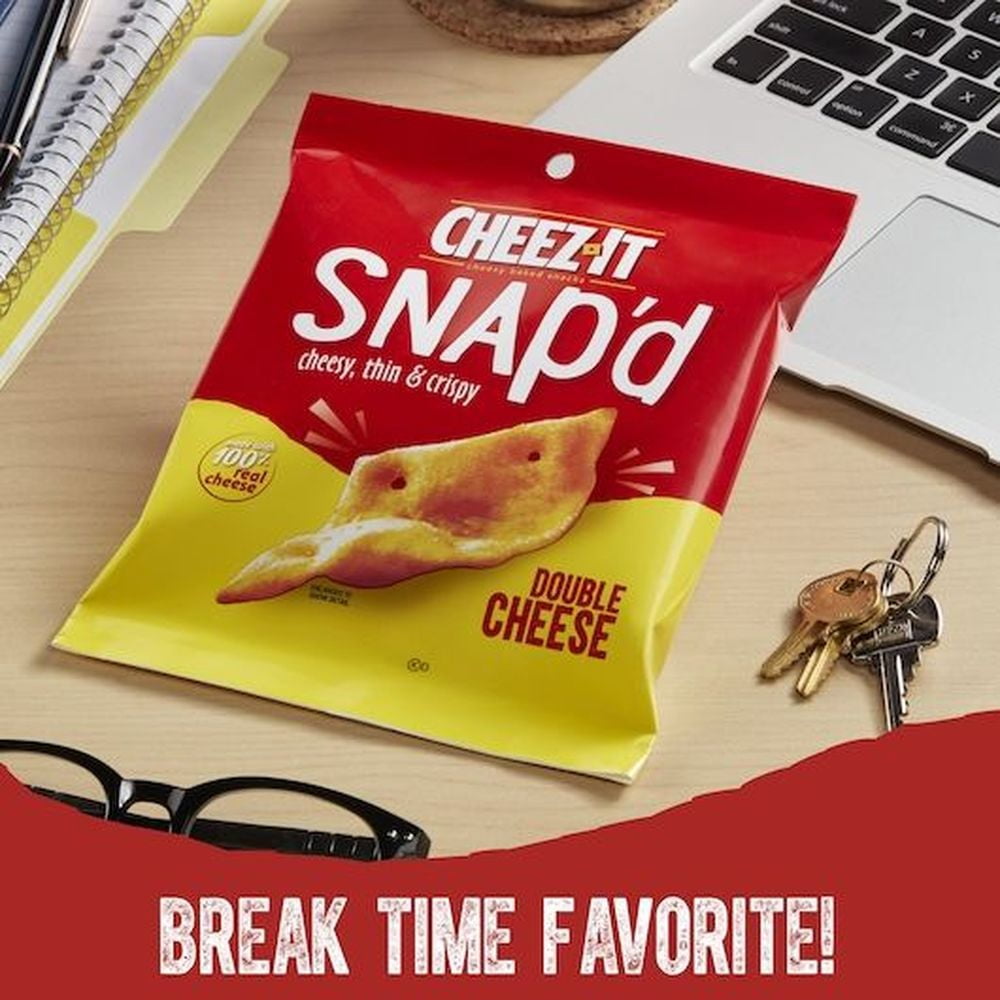 Cheez It Double Cheese Cracker, 2.2 Ounce -- 6 per Case.