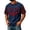 Navy, variant on Big and Tall Halloween Tshirt for Men Casual Pumpkin Print Tee for Wear with Short Sleeves and Halloween Graphic Top Men’s T Shirt White XL