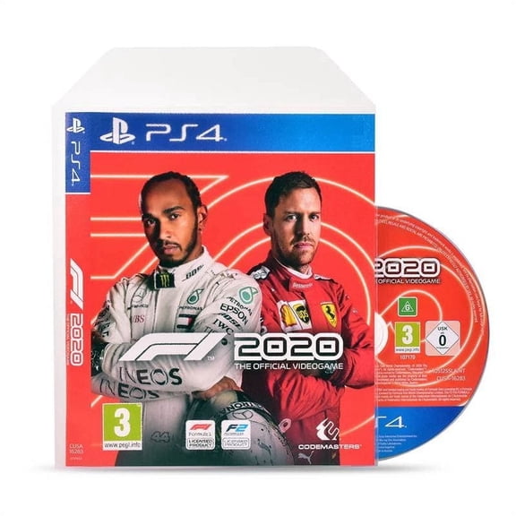 Djois by Tarifold Video Game Storage Sleeves with Secure Closing Flap and Space for Cover, Durable Polypropylene, Scratch-Resistant, Space-Saving Design, Pack of 25