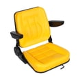 thumbnail image 6 of Tractor Seat Forklift Seat Yellow Tractor Seat Fits Most Mechanical Seats, Such As Forklifts, Mowers, Dozers, Aerial Lifts, 6 of 23