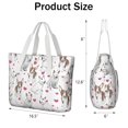 thumbnail image 3 of Tote Bag for Women - Bull Terriers and Hearts Shoulder Bag - Large Utility Work Duffle Bag with Zipper Handbag for Travel, Work, Sprots, 3 of 5