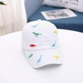 thumbnail image 2 of Summer Baby Boy Baseball Hat Cute Cartoon Dinosaur Infant Visor Caps Cotton Toddler Boys Sun Hats, 2 of 5