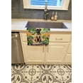 thumbnail image 2 of Brussels Griffon Spring Path Kitchen Towel, 2 of 5