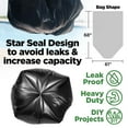 thumbnail image 2 of Bolsas de basura ToughBag Heavy Duty 360-380 L, 50 unidades, negras, 2 of 8