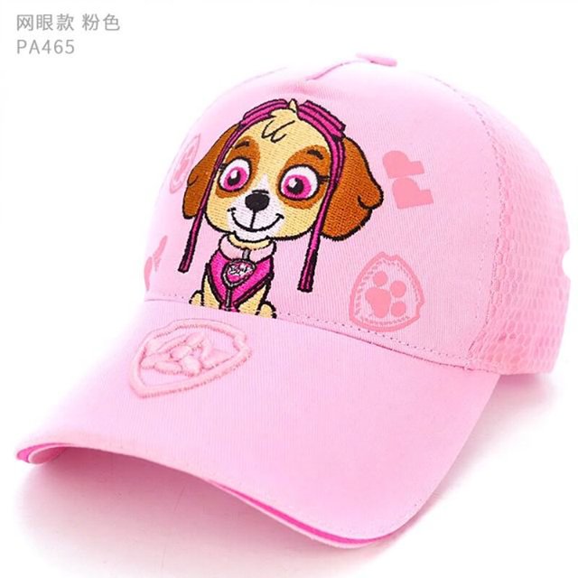 Gorra de béisbol genuina de la Patrulla Canina para niños, gorra de béisbol de malla de Hip Hop con protección solar, gorras para niños y niñas, gorras con cierre trasero, sombrero deportivo