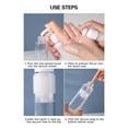 thumbnail image 5 of Travel Bottles & Containers Airless Pump Press Bottle Empty Plastic Vacuum Lotion Bottles Clear Containers Cosmetics Travel Size Dispenser, 1X Aliquot Bottle, 5 of 8