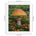 thumbnail image 2 of Paint By Numbers Kit for Adults Beginner - DIY Colorful Mushroom Amongst Orange Blooms Canvas Painting Kits for Adults, Frameless Paint By Number for Adults for Home Wall Decor 16x20 Inch, 2 of 7
