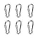 thumbnail image 3 of Spring Snap Hooks, Stainless Steel 6pcs Quick Connect Key Chain Link Buckle For Hiking, 3 of 8