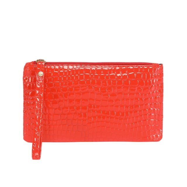 Faraee Womens Coin Purse Mini Change Wallet Small Leather Credit Card Holder Clutch Bag with Wristlet