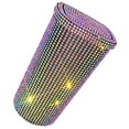 thumbnail image 4 of Cubo de basura para coche con diamantes de imitación, contenedor para guardar artículos diversos en el interior del coche, cubo de basura para coche, 4 of 5