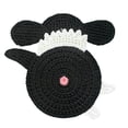 3Pcs Knitted Pet Themed Coasters For Table Fun And Kitchen Use With ...