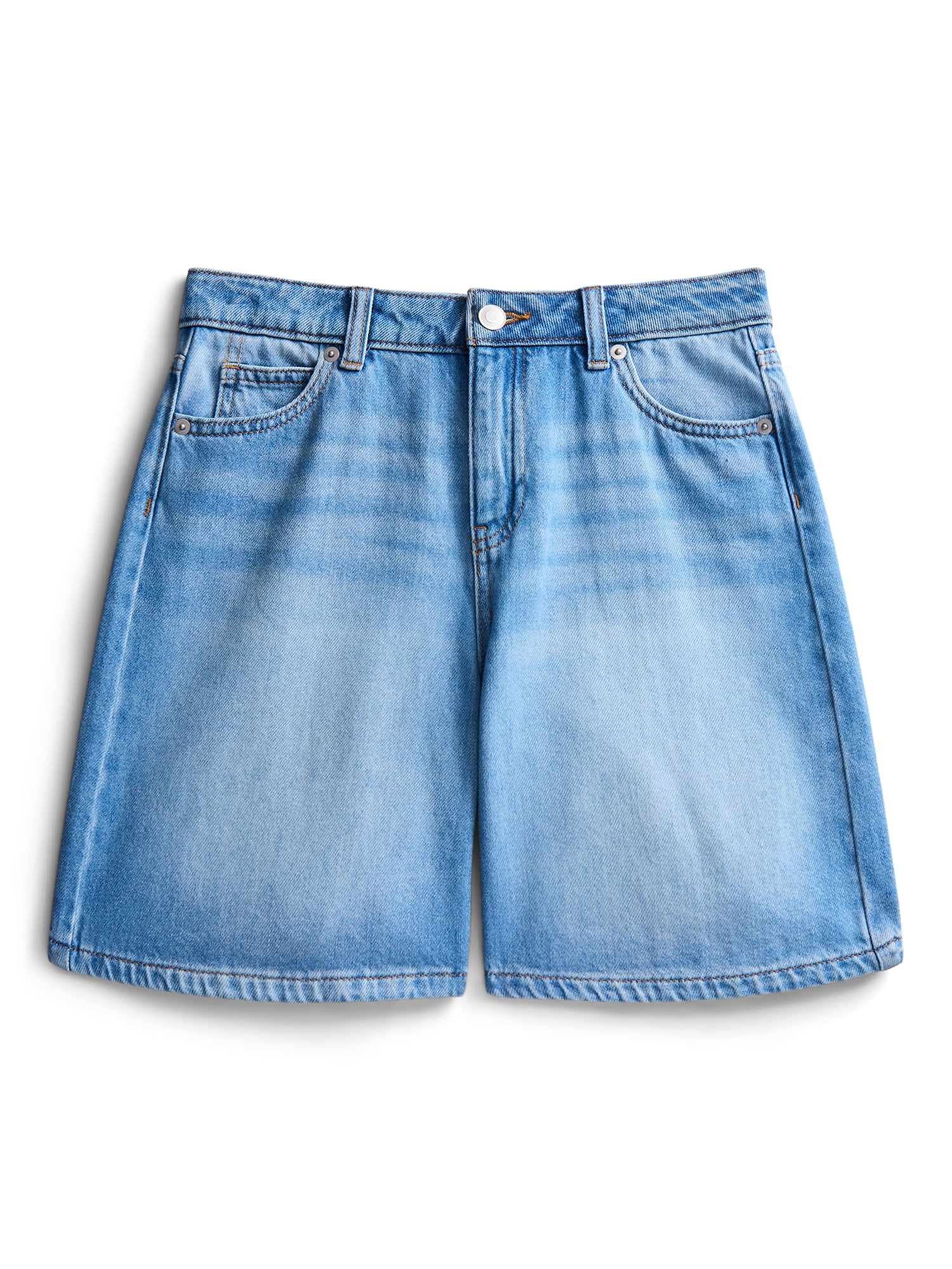 Weekend Academy Girls Cotton Jean Shorts, Sizes 5-18