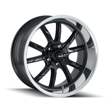 Ridler 650 17X8 5X120.65 0Et 83.82Cb Matte Black/Polished Lip