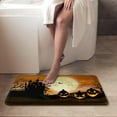 thumbnail image 3 of Bath Mat for Bathroom,Bathroom Mats Rugs No Slip,Halloween Orange Moon Washable Cover Floor Rug Carpets Floor Mat Bathroom Decorations 18x30 Inches for Kitchen Bedroom Indoor, 3 of 6