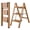 Woodgrain-1, variant on Calmwrd Step Ladder Folding 3 Step Ladders Off White Aluminum Step Stool