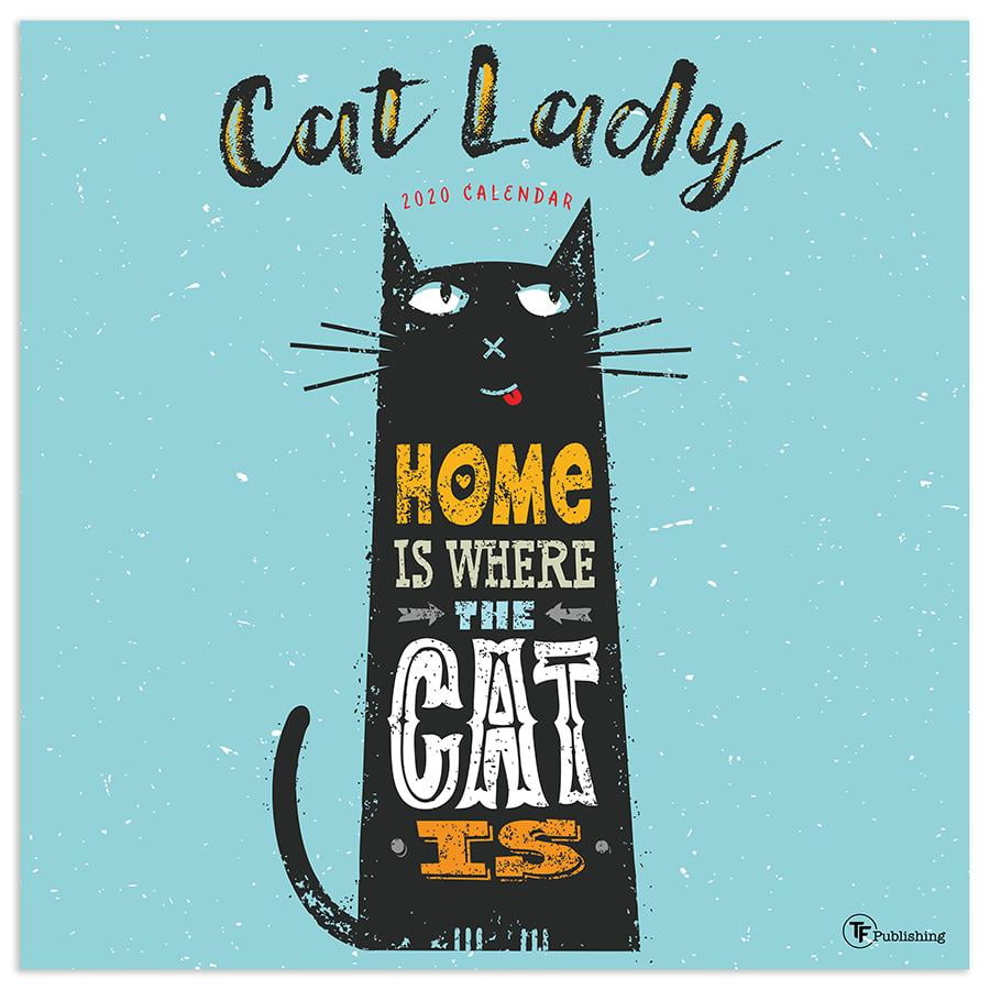 2020 Cat Lady Wall Calendar