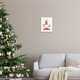 thumbnail image 2 of Stupell Industries Holiday Snow Banner Patterned Red Garden Gnome Graphic Art Unframed Art Print Wall Art, Design by Heatherlee Chan, 2 of 5