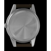 Timex Women's Expedition Metal Field Mini 26mm Watch – Silver-Tone Case Cream Dial with Black & Brown Fabric & Leather Strap