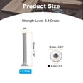 thumbnail image 2 of Uxcell M8 x 60 mm Flat Head Socket Cap Screws, 5 Pack 304 Stainless Steel 18-8 Machine Screws Flat Countersunk Bolts, 2 of 7