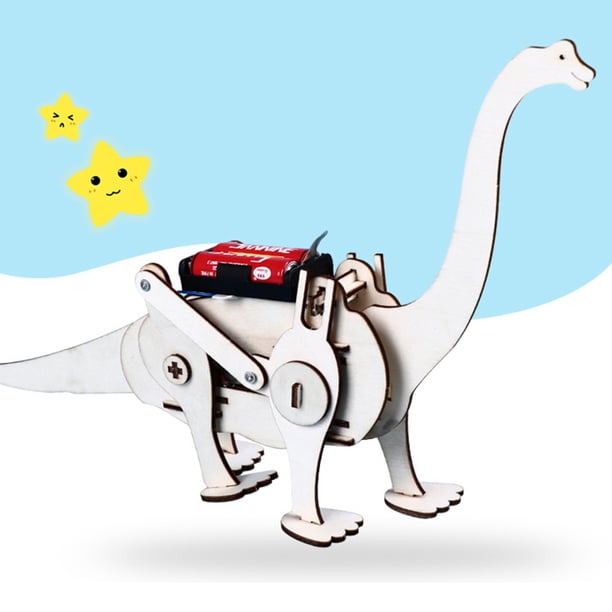 Gwong Juguete DIY 3D caminando t-rex ensamblaje de dinosaurios rompecabezas niños experimento educación juguete Gwong 30004354