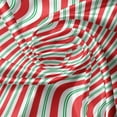 thumbnail image 7 of Ambesonne Candy Cane Valance & Curtain, Bicolor Stripes, 55"x45", Red Fern Green White, 7 of 7