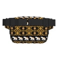thumbnail image 3 of Balery traditional Elephant Mochila Cinturón para Mujeres y Hombres, Bolsa de Cintura Impermeable de Doble Capa con Correa, 3 of 9