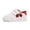 WH4, variant on Girls Sports Shoes for Custom Embroidery - Blank Pattern Solid Color Flat Bottom Thick Sole Comfortable Casual Shoes