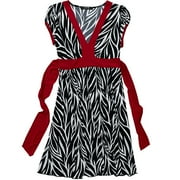 Juniors Banded Print Jersey Dress