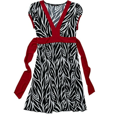 Juniors Banded Print Jersey Dress