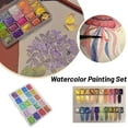 thumbnail image 4 of ZOUBAOQ Shifting Watercolor Painting Set, 20 Colors Watercolor Painting Set, Shimmer Metal Colourful Paints Set, Metall Watercolor Paint Set for Wall Paper Canvas and Wood Painting, 4 of 9