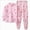 pink, variant on Girls Pajamas 2 Piece Short Sleeve Top & Pants Cotton Pjs Sets Loungewear For Kids,6-12 Months 12-24 Months 2t 3t 4t 5t 6t 7t 8t 9t Children(Pink,5-6 Years)