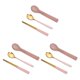 thumbnail image 5 of Toystoory Juego de cubiertos Cubiertos 304 Juegos de cucharas y palillos de acero inoxidable Reuniones familiares Hogar Cocina Restaurante oro Type2 NO2, 5 of 6
