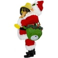 thumbnail image 4 of Kurt Adler 10-Inch Leg Lamp Fabriché Santa with Light, 4 of 6