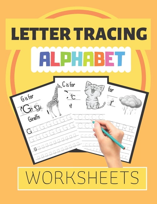 letter tracing alphabet worksheets abc practis pages for