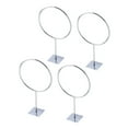 thumbnail image 4 of HINTRMENT 4Pcs Wall Mounted Basketball Rack Silver Iron For Ball Display And Storage 11.8*9.4*2.2in, 4 of 7