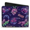 thumbnail image 2 of Scooby-Doo and Shaggy w/ Ghost Clown Poses Scattered Bi-Fold Wallet, 2 of 3