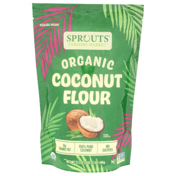 SPT Organic Coconut Flour 17.5 oz - Pack of 2