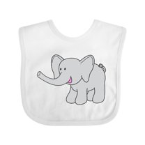 Inktastic Cute Elephant Boys or Girls Baby Bib