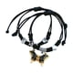 thumbnail image 2 of Pulseras magnéticas para parejas | Cuerda tejida ajustable con dije de esmalte | Símbolo de la amistad y el amor | Juego de 2 piezas multicolor, 2 of 5
