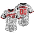 thumbnail image 3 of Camiseta de béisbol personalizada, camisetas de camuflaje, ropa deportiva transpirable, uniforme de entrenamiento para equipo, nombre del equipo personalizado, logotipo y número, 3 of 5