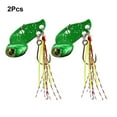 thumbnail image 3 of stanreset 2Pcs Fishing Bait Lightness Baits Metal Wearable Convenient Easy Storage Wide Application Lure Sea Outdoor Household Green, 3 of 7