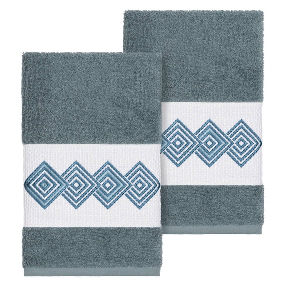 Linum Home Textiles Noah Turkish Cotton Embellished Hand Towel